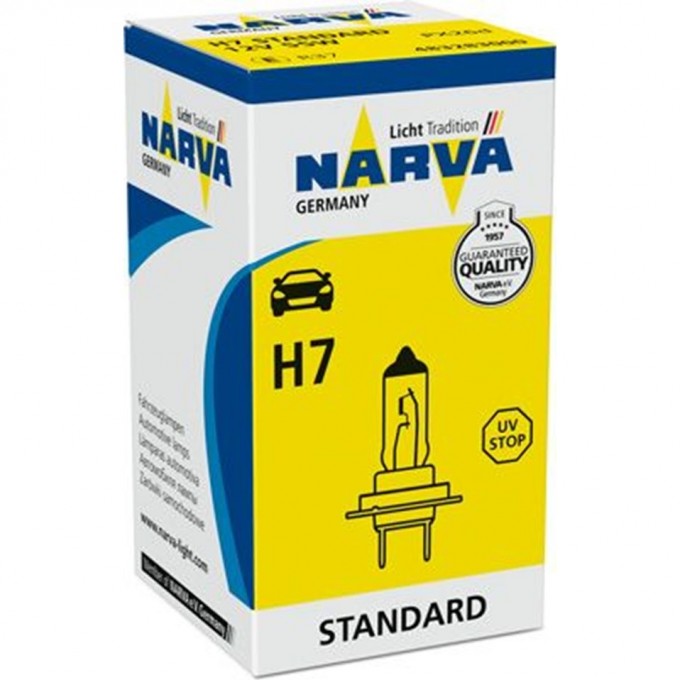 Лампа NARVA 12V 65/45W HB1 86178120