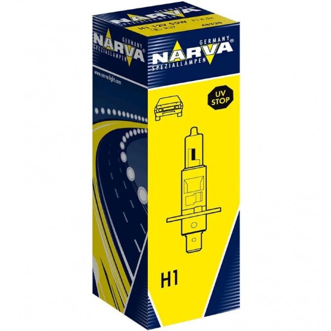 Лампа NARVA 12V H1 P14.5 100W 80273414