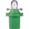 Лампа NARVA BAX 12V 2W BX8.5d min10 green