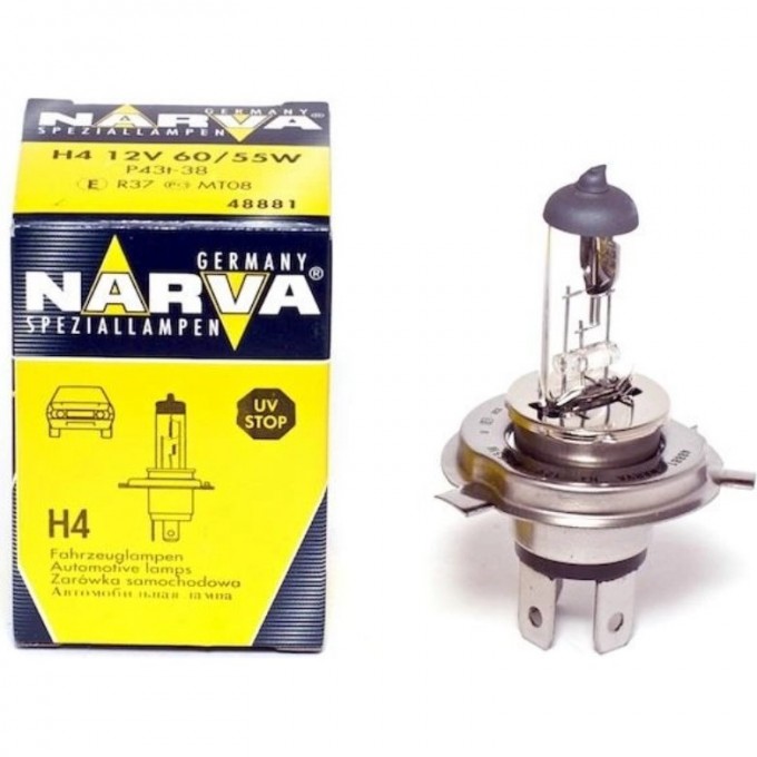 Лампа NARVA HEAVY DUTY H4 12V 60 55 W P43t 117111267