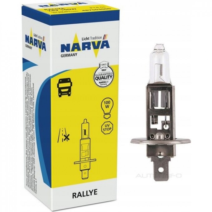 Лампа NARVA RALLYE H1 24V 100W P14.5S 82343382