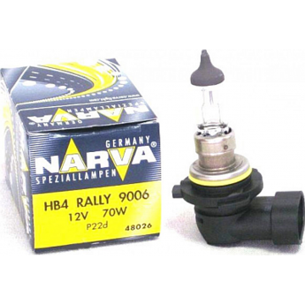 Лампа NARVA RALLYE HB4 12V 70W RA P22d C1