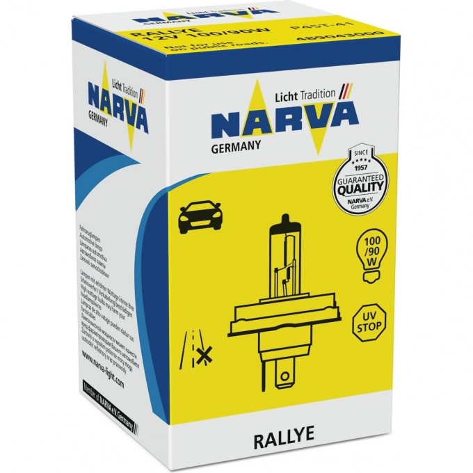 Лампа NARVA RALLYE HR2 12V 100/90W P45t 83812937
