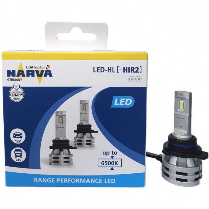 Лампа NARVA RANGE PERFORMANCE LED HIR2 6500K 72482289