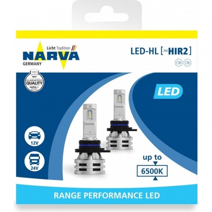 Лампа NARVA RANGE PERFORMANCE LED HL HIR2 12/24V 6500K 42607869