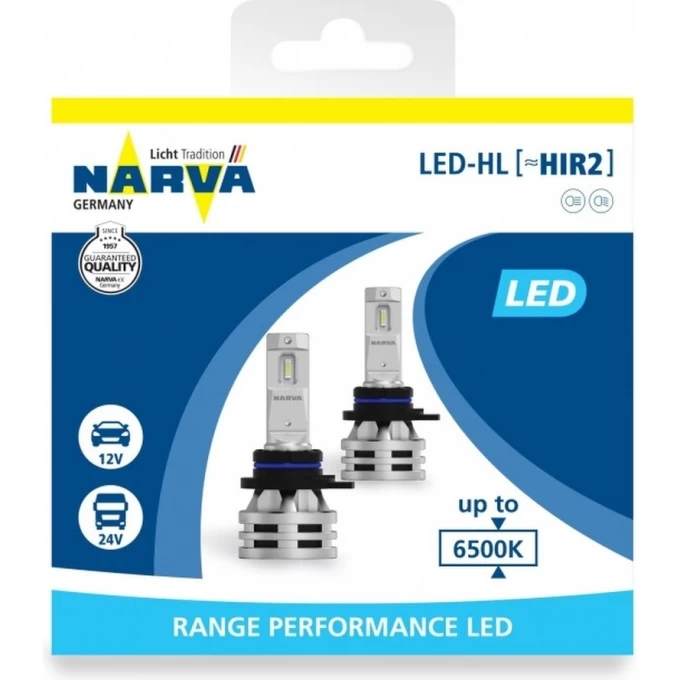 Лампа NARVA RANGE PERFORMANCE LED HL HIR2 12/24V 6500K 42607869 Лампа NARVA RANGE PERFORMANCE LED HL HIR2 12/24V 6500K 42607869