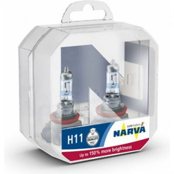 Лампа NARVA RANGE POWER 150 H11 55 PGJ19-2 12V 2шт. 46942180