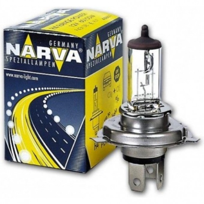 Лампа NARVA RANGE POWER 50+ H4 50 12V 60/55W 12V 60/55W C1 P43t-38 82885895