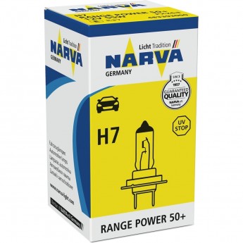 Лампа NARVA RANGE POWER 50+ H7 12V PX26d 55W