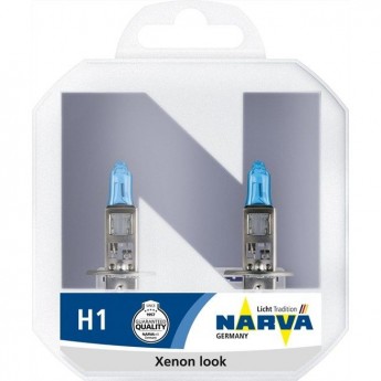 Лампа NARVA RANGE POWER WHITE H1 12V 55W P14.5s 2 шт.