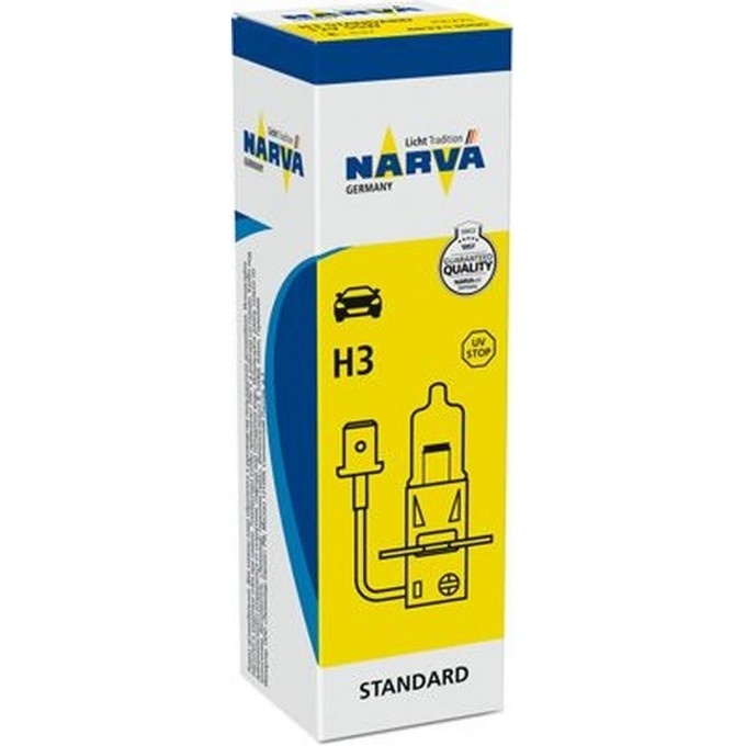 Лампа NARVA STANDARD 12V H3 55W PK22s 78702266