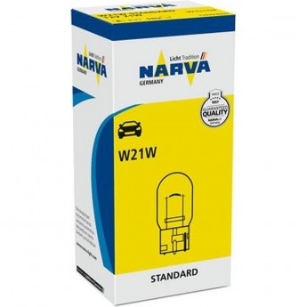 Лампа NARVA STANDARD 12V W21W 21W W3х16d бесцокольная