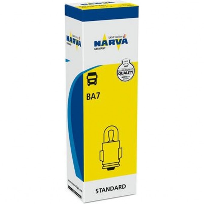Лампа NARVA STANDARD 24V BA7 3W BA7s 78699495