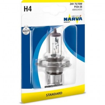 Лампа NARVA STANDARD 24V H4 75/70W P43t-38