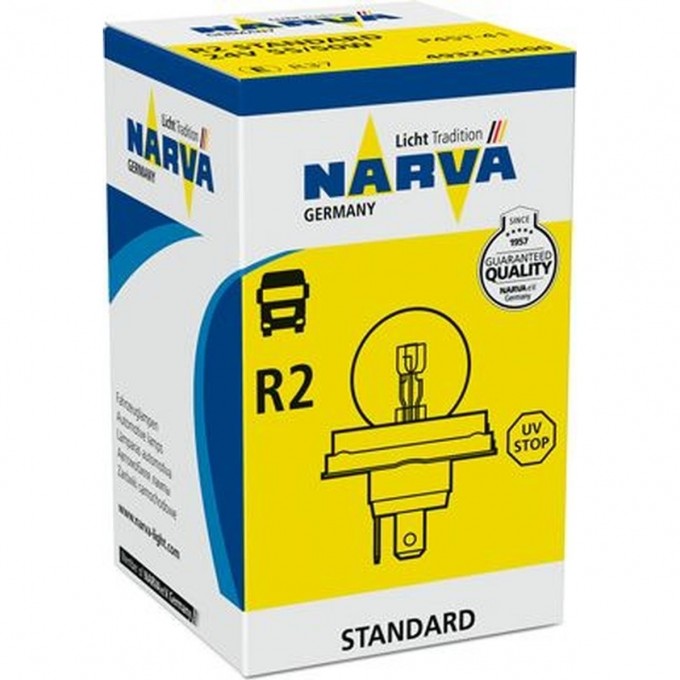 Лампа NARVA STANDARD 24V R2 55/50W P45t-41 78700147