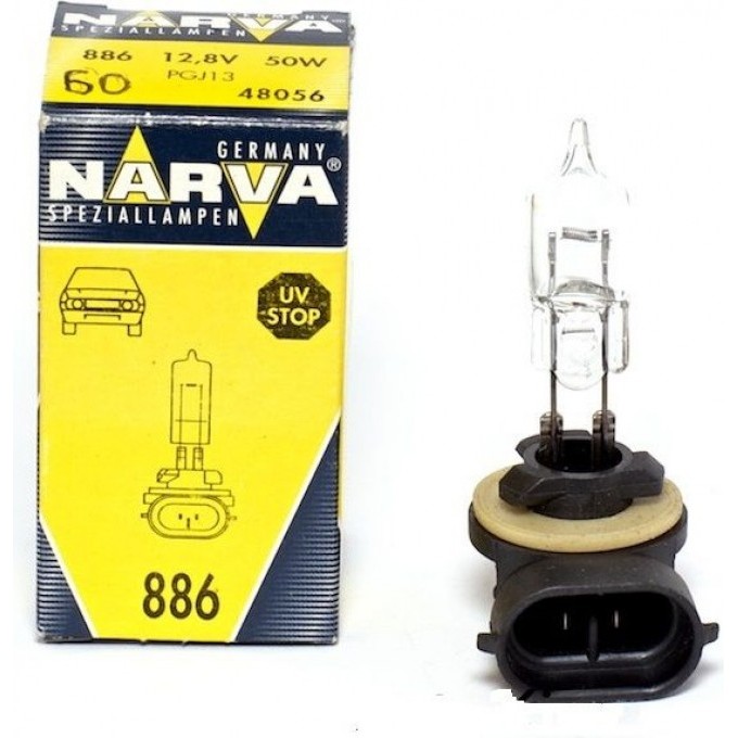 Лампа NARVA STANDARD 886 USA 12.8V 50W PGJ13 72488128