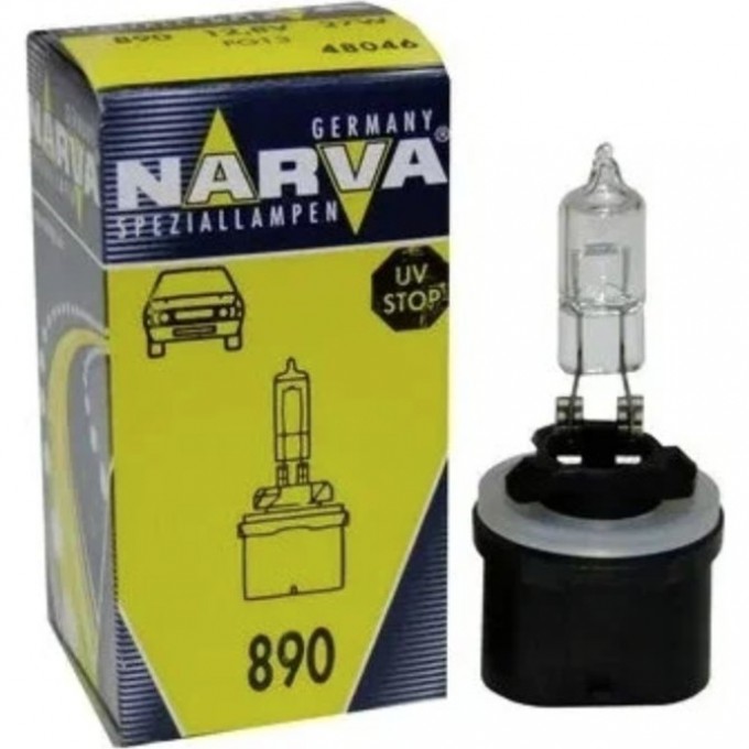 Лампа NARVA STANDARD 890 12.8V-27W PG13 83813007