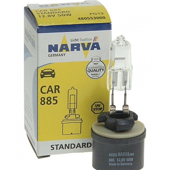 Лампа NARVA STANDARD CAR 885 12.8V 50W 82341406