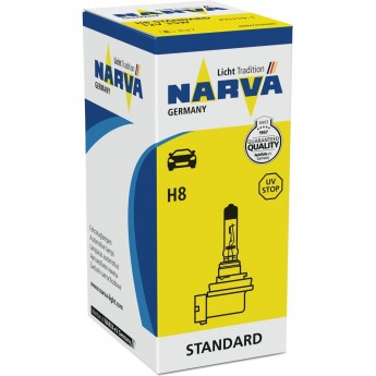 Лампа NARVA STANDARD H8 35W 12V PGJ19-1